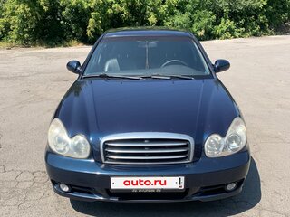 2007 Hyundai Sonata ТагАЗ IV (EF) Рестайлинг, синий, 500000 рублей, вид 2