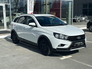 2019 Lada (ВАЗ) Vesta SW Cross I, белый, 950000 рублей, вид 3