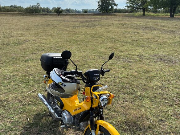 2023 Honda Cross Cub, жёлтый, 310000 рублей - вид 4