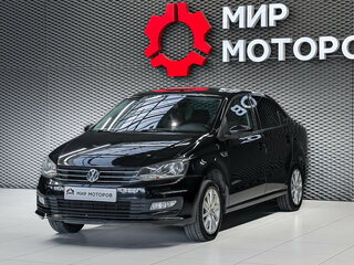 2015 Volkswagen Polo V Рестайлинг, чёрный, 940000 рублей, вид 1
