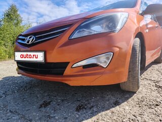 2014 Hyundai Solaris I Рестайлинг, оранжевый, 550000 рублей, вид 5