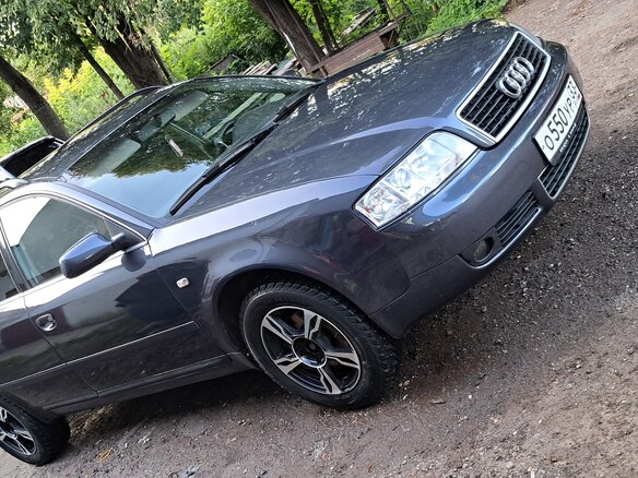 2002 Audi A6 II (C5) Рестайлинг, синий - вид 3