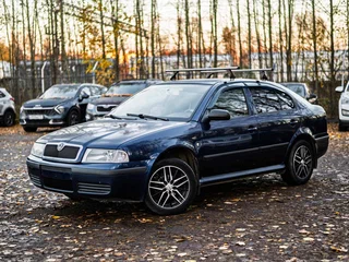 2008 Skoda Octavia I (A4) Рестайлинг, синий, 395000 рублей, вид 1