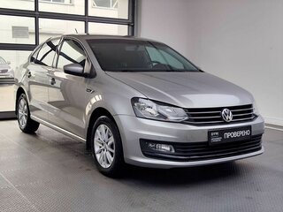 2019 Volkswagen Polo V Рестайлинг, серый, 1430000 рублей, вид 3