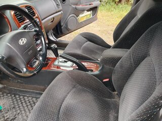 2006 Hyundai Sonata ТагАЗ IV (EF) Рестайлинг, синий, 600000 рублей, вид 4