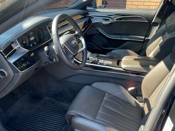 2021 Audi A8 Long 55 TFSI IV (D5), чёрный, 9200000 рублей - вид 8