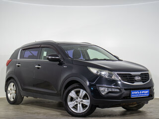 2012 Kia Sportage III, чёрный, 1379000 рублей, вид 1