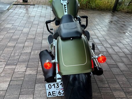 2022 Harley-Davidson Fat Boy, зелёный, 2550000 рублей, вид 2