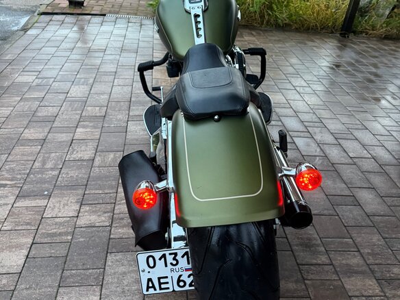 2022 Harley-Davidson Fat Boy, зелёный, 2300000 рублей - вид 1