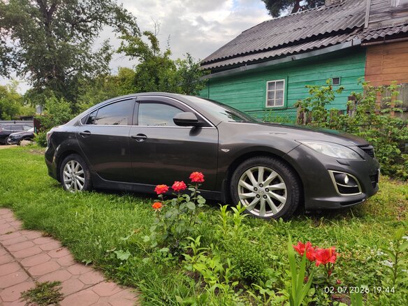 2010 Mazda 6 II (GH) Рестайлинг, серый, 630000 рублей - вид 2