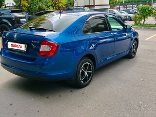 2019 Skoda Rapid I Рестайлинг, синий, 1450000 рублей, вид 4