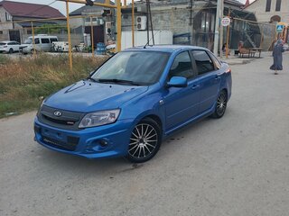 2015 Lada (ВАЗ) Granta Sport I, синий, 710000 рублей, вид 1