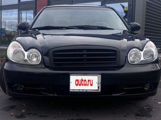 2008 Hyundai Sonata ТагАЗ IV (EF) Рестайлинг, чёрный, 300000 рублей, вид 3