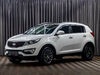 2014 Kia Sportage III Рестайлинг, белый, 1255000 рублей, вид 1