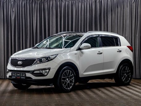 2014 Kia Sportage III Рестайлинг, белый, 1255000 рублей, вид 1