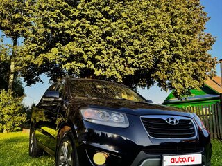 2012 Hyundai Santa Fe II Рестайлинг, синий, 1600000 рублей, вид 4