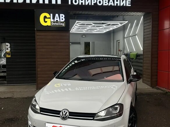 2014 Volkswagen Golf VII, белый - вид 11