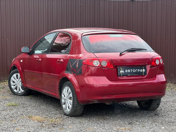 2007 Chevrolet Lacetti I, красный, 218000 рублей - вид 3