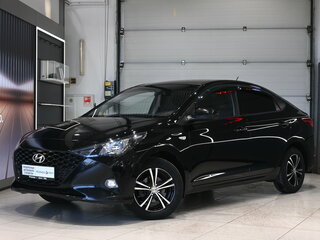 2020 Hyundai Solaris II Рестайлинг, чёрный, 1475000 рублей, вид 3