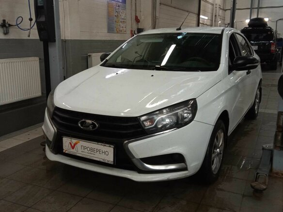 2020 Lada (ВАЗ) Vesta I, белый, 1030000 рублей
