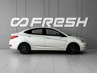 2016 Hyundai Solaris I Рестайлинг, серебристый, 782000 рублей, вид 5