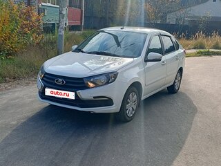 2019 Lada (ВАЗ) Granta I Рестайлинг, белый, 830000 рублей, вид 1