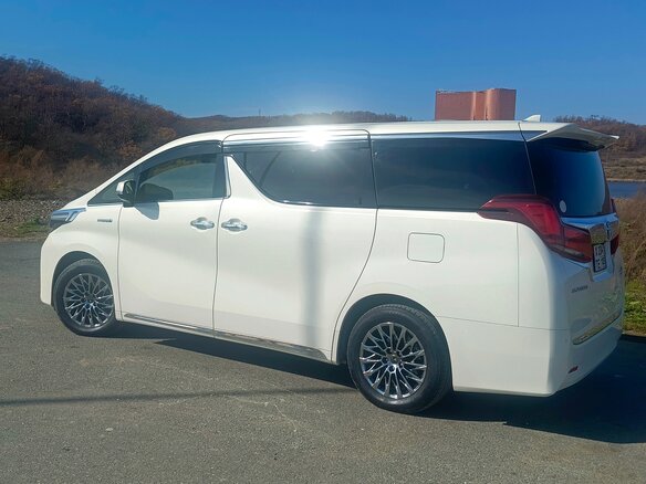 2019 Toyota Alphard III Рестайлинг, белый, 4450000 рублей - вид 10