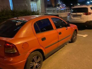1999 Opel Astra G, красный, 150000 рублей, вид 3