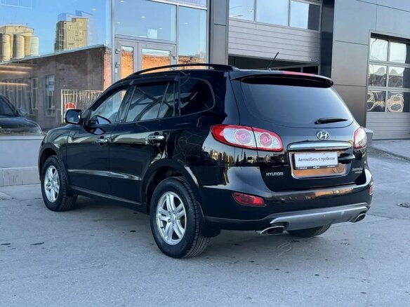 2011 Hyundai Santa Fe II Рестайлинг, чёрный - вид 6