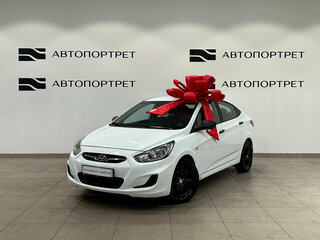 2012 Hyundai Solaris I, белый, 599000 рублей, вид 1