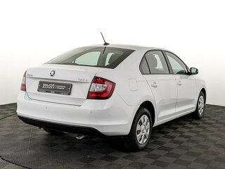 2019 Skoda Rapid I Рестайлинг, белый, 875000 рублей, вид 5