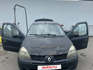 2004 Renault Symbol I Рестайлинг, синий, 115000 рублей, вид 1