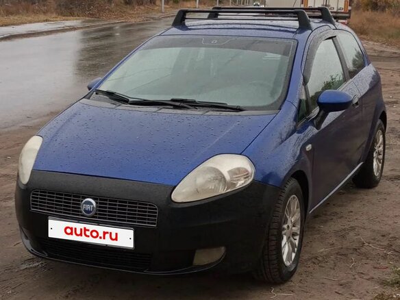 2006 Fiat Punto III Grande Punto, синий, 130000 рублей - вид 1