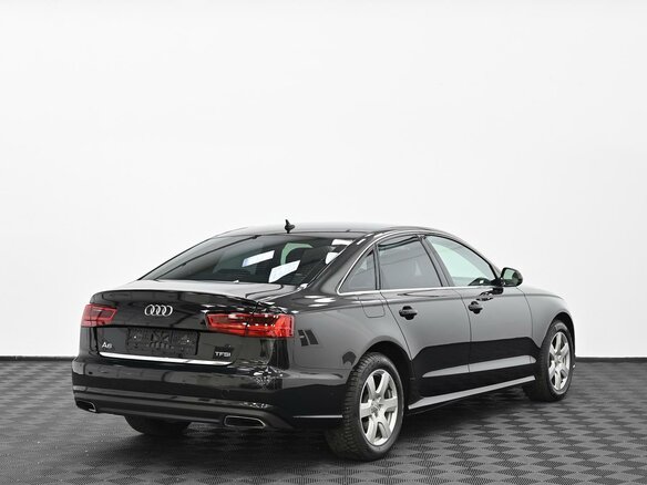 2016 Audi A6 IV (C7) Рестайлинг, чёрный - вид 1