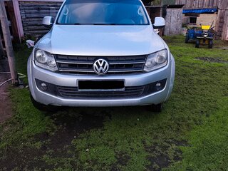 2011 Volkswagen Amarok I, серебристый, 1350000 рублей, вид 2