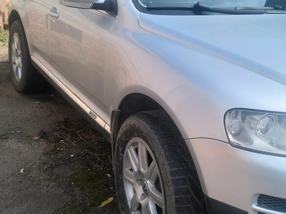 2004 Volkswagen Touareg I, серебристый - вид 7