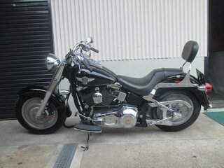 2005 Harley-Davidson Fat Boy, чёрный, 889000 рублей, вид 1