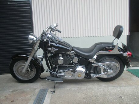2005 Harley-Davidson Fat Boy, чёрный, 889000 рублей, вид 1