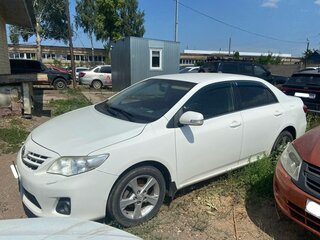 2012 Toyota Corolla X (E140, E150) Рестайлинг, белый, 610300 рублей, вид 3