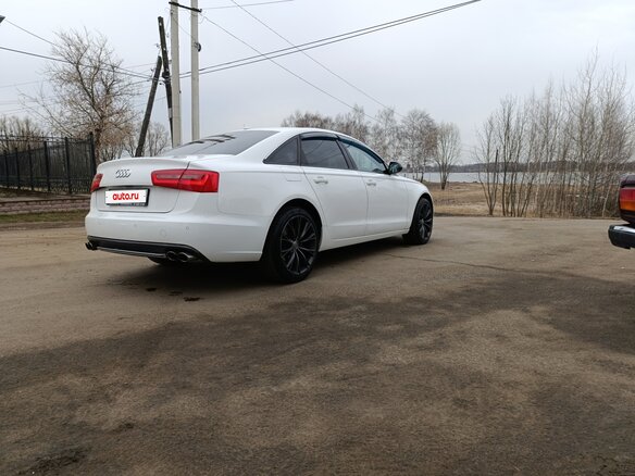 2012 Audi A6 IV (C7), белый, 1595000 рублей - вид 6