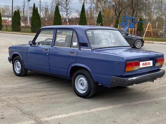 2005 Lada (ВАЗ) 2107, синий, 215000 рублей - вид 5