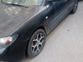 2008 Mazda 3 I (BK) Рестайлинг, чёрный, 890000 рублей, вид 3