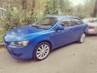 2008 Mitsubishi Lancer X, синий, 950000 рублей, вид 1
