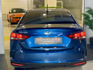 2021 Hyundai Solaris II Рестайлинг, синий, 1807000 рублей, вид 5