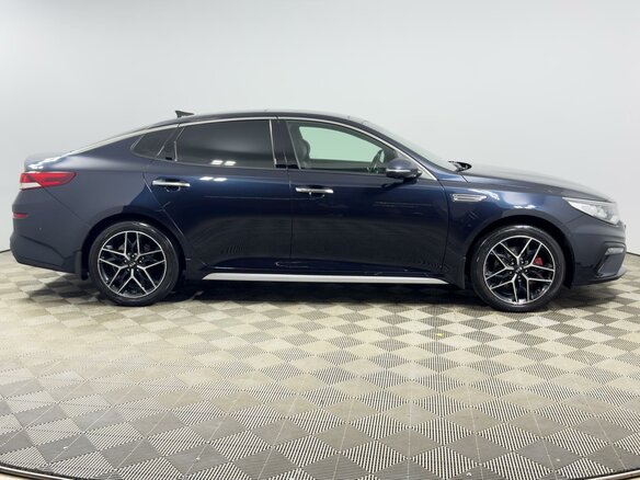 2019 Kia Optima IV Рестайлинг, синий, 2142900 рублей - вид 4