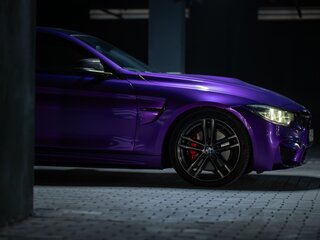 2018 BMW 4 серии 440i F32/F33/F36 Рестайлинг, фиолетовый, 3555000 рублей, вид 4