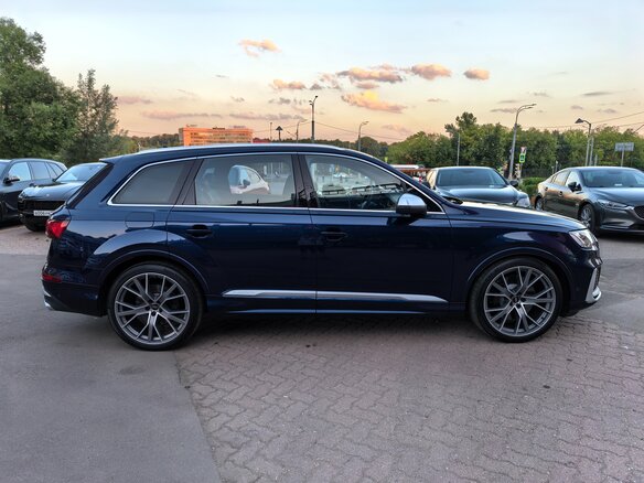 2020 Audi SQ7 I (4M) Рестайлинг, синий - вид 5