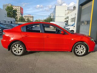 2007 Mazda 3 I (BK) Рестайлинг, красный, 275000 рублей, вид 4