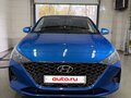 2020 Hyundai Solaris II Рестайлинг, синий - вид 3