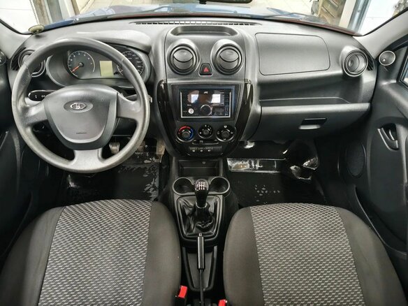 2017 Lada (ВАЗ) Granta I, синий - вид 8